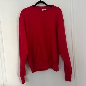 Champion Red Oversized Pullover